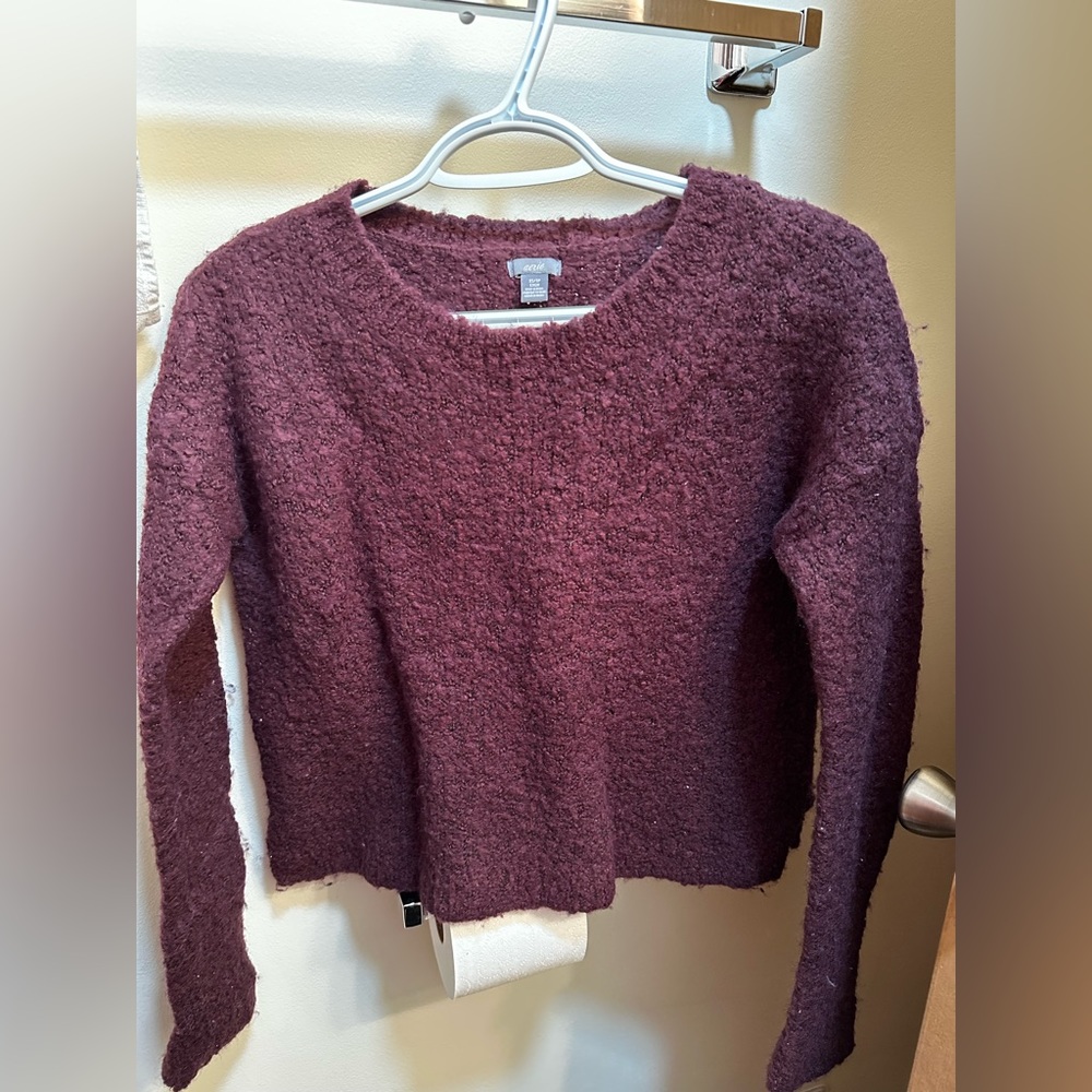 Aerie maroon sweater